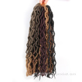 Ombre Nu Faux Locs Extensão para cabelo de crochê Ombre